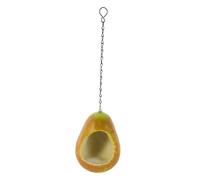 Gatuida Creative Pear Shaped Outdoor Bird Feeder Hanging Fruit Design Large Capacity Parrot Food Holder Weatherproof for Garden Decoration and Wild Bird Feeding