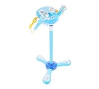 Gatuida Creative Pink and Blue Early Education Microphone Toy for Kids, Children's Dual Mic Karaoke Singing Plaything Compatible Smartphone, Simulation Music Toy for Boys and Girls