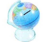 Gatuida Creative Plastic Globe Money Bank for Kids and Children with Money Saving Function, Fine Workmanship, for Bookshelf Or Table Use on Festive Occasions