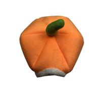 Gatuida Creative Pumpkin Pet Sleep Pad for Hamster and Squirrel with Warmth and Comfortable Short Plush Material, for Travel outside Or Floor Use