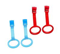 Gatuida Crib Hand Pull Ring Baby Bed Stand up Rings for Infant Toddler Support Training Aid for Nursery Cot Practice Standing Playpen Activity