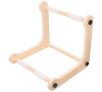 Gatuida Cross Stitch Frame Stand: Adjustable Embroidery Table Stand - Wood Embroidery Hoop Lap Holder - Needlework Frame for Tapestry and Sewing, Ideal for DIY Projects