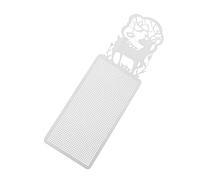 Gatuida Cross Stitch Metal Mesh Sheets for DIY Embroidery and Sewing Hollow Out Animal Pattern for Crafting Knit Crochet Projects Lightweight Silver Bookmark Material