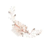 Gatuida Crystal Bridal Hair Piece Wedding Hair Combs Crown Tiara Fashionable Rhinestone Hairclips for Bridesmaid and Bride