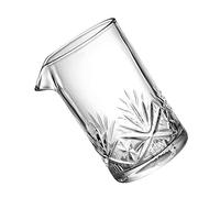 Gatuida Crystal Cocktail Mixing Glass Heavy Weighted Bar Stirring Pitcher with Eagle Beak Design for Easy Pouring for Home Professional Bartenders
