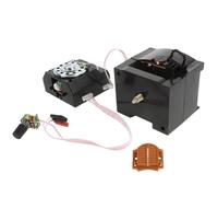 Gatuida Cuckoo Clock Mechanism Replacement Quartz Movement Motor with Hourly Bird Chime 8.2x7.3x4.2cm Silent Repair Part for Living Room Wall DIY Builder