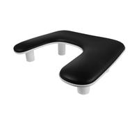 Gatuida Cushioned Nail Hand Rest, U-Shaped Black Professional Armrest | Adjustable Arm Rest for Nails Tech, Machine Table Station, Ergonomic, PU Leather Surface, for Manicurists