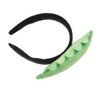 Gatuida Cute Peas Face Washing Headband for Women Elastic Skincare Hairband Adorable Cartoon Plush Design for Spa Live Streaming and Everyday Use Lightweight Hair Accessories