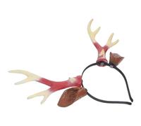 Gatuida Cute Reindeer Ears Hair Accessories for Christmas Parties Deer Costume Headpiece for Adults Charming Forest Theme Brown