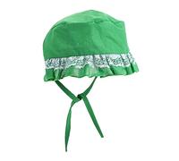 Gatuida Decorative Pet Hat for Dogs Adorable Lace Design Puppy Head Cover Green Sun Hat for Birthdays Parties Outings Durable Accessory for Memorable Moments