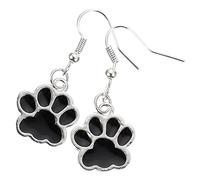 Gatuida Delicate Dog and Cat Paw Pendant Earrings for Women Charming Dangle Design Cute Animal Paw Print Jewelry for Parties Daily Wear Moms and Friends
