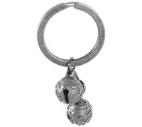 Gatuida Delicate Silver Pet Cat Collar Bells Comfortable Skin-friendly Metal Charm with Chic Design for Daily Wear and Birthdays