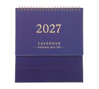Gatuida Desk Calendar for Office and Home Use, Paper Material with Twinwire Binding, Standing Flip Design, Efficient Time Management and Write Todo Lists, for Professionals and Students