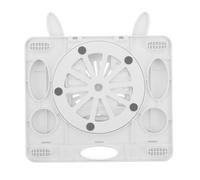 Gatuida Desktop Tablet Mount Laptop Swivel Stand Portable Foldable Multi-angle Adjustable Holder for Home Use People on The Move White Bunny Ear Design