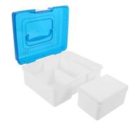 Gatuida Diabetic Organizer Case for Glucometer and Testing Supplies - Portable Rectangular Blood Sugar Monitor Storage Box - Compact Travel Carrying Case for Home and Trips