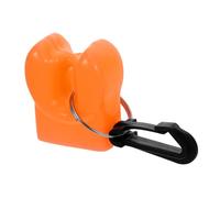 Gatuida Diving Regulator Mouthpiece Cover with Clip Octopus Holder for Secure Retention Easy Attachment Backplate Compatible Protective Diving Accessory Orange