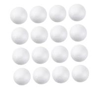 Gatuida DIY Craft Balls 100pcs 4cm Polystyrene Balls Same Size for Decorations and Models