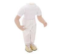 Gatuida DIY Doll Body Part with Bent Arms Straight Legs Craft Doll Material for Imaginative Play Lightweight and Compact Accessory