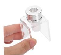 Gatuida Diy Lipstick Mold Set 2 Pieces Silicone Single Hole Lip Balm Making Accessory Ring and Stand for Homemade Lipstick Crafting