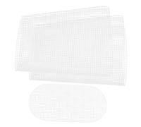 Gatuida DIY Plastic Mesh Bag Making for Crochet Handbag Crafting Large White Mesh Material Reusable Plastic Canvas for Tote Bag and Cross Stitch Projects