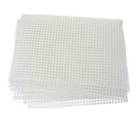 Gatuida DIY Rug Hooking Mesh Canvas Durable Craft Tool for Tapestry Making Carpet Latch Hook Crafts Lightweight White Mesh Mat for Home Decor