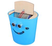 Gatuida DIY Smart Trash Can Kit with Automatic Sensor Open Close Function Touchless Hygiene Technology Easy Assembly for Stem Science Projects Creative Inventions Blue