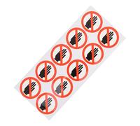 Gatuida Do Not Touch Warning Stickers Self Adhesive Vinyl Safety Sign Labels for Machines Devices Walls Tools Industrial Commercial Use Security Awareness Decals