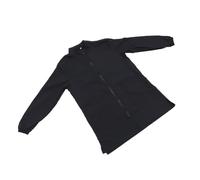 Gatuida Dog Grooming Aprons Black Waterproof Work Uniform Long Sleeves and Easy Wear Zipper for Professional Groomers