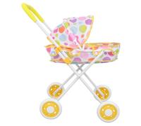 Gatuida Doll Stroller with Spacious Storage Compartment Lightweight Easy to Carry Soft Handle for Comfortable Grip Realistic Doll Pram for Role Play Accessories for Boys