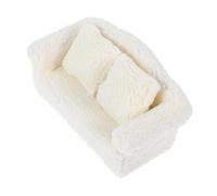 Gatuida Dollhouse Miniature Sofa Removable Pillow Plush Couch for Boys and Girls Diy Craft