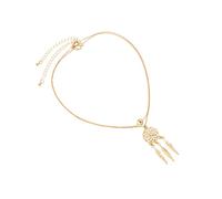 Gatuida Double Layer Retro Dream Catcher Necklace with Tassel and Pendant Vintage Boho Style Neck Decor for Women Elegant Multi Layer Chain Jewelry Birthdays and Parties