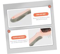 Gatuida Double-sided Cat and Dog Grooming Comb with Comfortable Handle Hair Remover for Long and Hair Detangles Knots and Removes Loose Fur Pet Brush for Home Use Pink