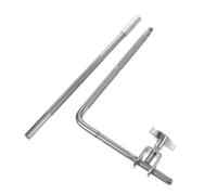 Gatuida Drum Cowbell Stand Metal Mounting Clamp for Drum Adjustable Cowbell Holder Rod for Music Instrument for Live Performance