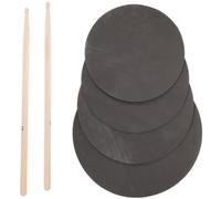 Gatuida Drum Mute Pad Set Drumsticks 12-16 Inch Practice Drum Pads for Quiet Drumming