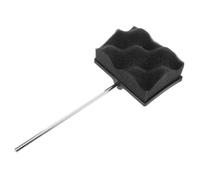 Gatuida Drum Pedal Pad Quiet Drum Dampener Black Sponge Metal Plastic Easy Installation Precision Craftsmanship