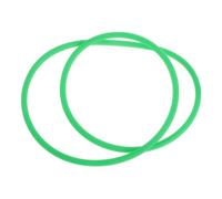 Gatuida Dryer round Belt Pu Polyurethane O-shaped Drive Belt Green Smooth and Textured Surface Options Replacement Part for Clothes Dryer Drum Bearing Repair Supplies