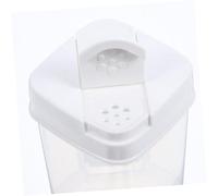 Gatuida Dual Compartment Salt and Pepper Shaker with Pour Transparent Seasoning Jar for Kitchen and Home Precise Flavor Control with Dual Lid Design Portable Spice Dispenser for Cooking