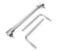 Gatuida Dual Head Drum Rack Clamp: Heavy-Duty Cymbal Stacker Attachment & Cowbell Mount Holder - Multi-Purpose Percussion Stand Extension For Drum Kit Hardware