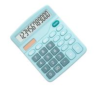 Gatuida Dual Power Solar Calculator with LCD Display Abs Office Computing Tool for Students and Shops Easy Use Basic Calculator for Everyday Calculations