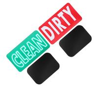 Gatuida Dual Side Magnetic Dishwasher Sign Flexible Clean Dirty Indicator for Kitchen and Laundry Organization Easy Flip Design Practical Choice