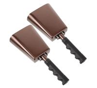Gatuida Durable Cowbell Noise Makers with Handle for Sporting Events and Parties Sound Quality Hand Percussion Instrument for Cheering and Attention Grabbing