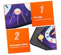 Gatuida Early Education Rug for Cartoon Thick Crawling Play Mat with Anti-skid Bottom for Brain Development and Interaction in Bedrooms and Playrooms