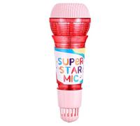 Gatuida Echo Microphone for Lightweight Plastic with Soft Feedback Sound Safe Rounded Edges Singing and Speech Therapy Prop with Stickers
