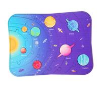 Gatuida Educational Solar System Puzzle Interactive Space Planet Matching Board Safe Cognitive Game for S Learning and Motor Skill Development