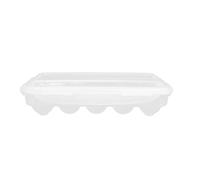Gatuida Egg Carrier Box, and Plastic for Large Capacity Reusable Easy to Move Egg Storage Organizer Case in White Colour Refrigerator and Household Use