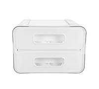 Gatuida Egg Storage Box Plastic Drawer Type Refrigerator Organizer for Fridge Shelf Fresh Egg Storage Tray