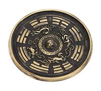 Gatuida Eight Diagrams Mirror Exorcism Ornament with Four Divine Traditional Chinese Blessing Decoration for Home Feng Shui Display