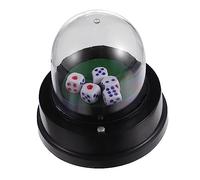 Gatuida Electric Dice Cup Automatic Bar Dice Container for Parties and Games No Battery Required Smooth Texture Fun Entertainment Tool