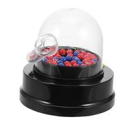 Gatuida Electric Mini Lottery Ball Machine with Transparent Cage Portable Number Picker for Bingo Games and Sweepstakes Lightweight Compact Design for Family Cafe Karaoke and Recreational