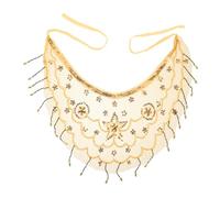 Gatuida Elegant Chinese Style Dance Veil Mask for Women Vintage Tassel Face Cover Masquerade Accessory for Stage Performance Birthday Parties and Cultural Events